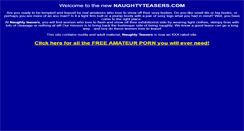 Desktop Screenshot of naughtyteasers.com